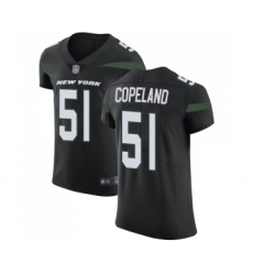 Men's New York Jets #51 Brandon Copeland Black Alternate Vapor Untouchable Elite Player Football Jersey