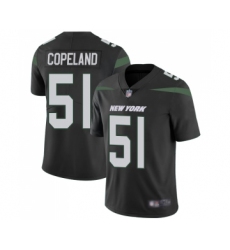 Men's New York Jets #51 Brandon Copeland Black Alternate Vapor Untouchable Limited Player Football Jersey