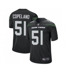Men's New York Jets #51 Brandon Copeland Game Black Alternate Football Jersey