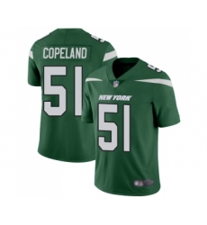 Men's New York Jets #51 Brandon Copeland Green Team Color Vapor Untouchable Limited Player Football Jersey