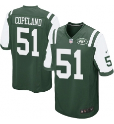 Men's Nike New York Jets #51 Brandon Copeland Game Green Team Color NFL Jersey