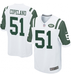 Men's Nike New York Jets #51 Brandon Copeland Game White NFL Jersey