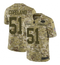 Men's Nike New York Jets #51 Brandon Copeland Limited Camo 2018 Salute to Service NFL Jersey