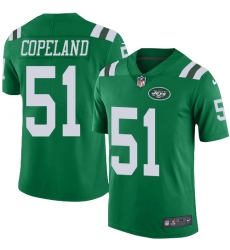 Men's Nike New York Jets #51 Brandon Copeland Limited Green Rush Vapor Untouchable NFL Jersey