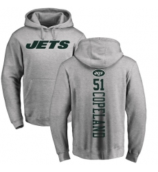 NFL Nike New York Jets #51 Brandon Copeland Ash Backer Pullover Hoodie