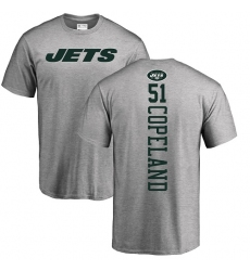 NFL Nike New York Jets #51 Brandon Copeland Ash Backer T-Shirt