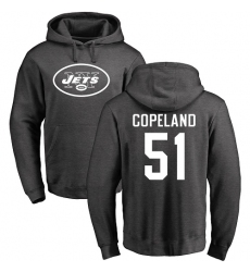 NFL Nike New York Jets #51 Brandon Copeland Ash One Color Pullover Hoodie