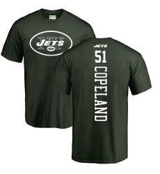 NFL Nike New York Jets #51 Brandon Copeland Green Backer T-Shirt