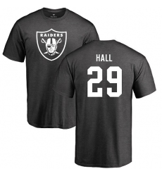 NFL Nike Oakland Raiders #29 Leon Hall Ash One Color T-Shirt