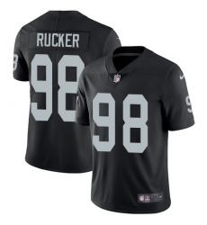 Youth Nike Oakland Raiders #98 Frostee Rucker Black Team Color Vapor Untouchable Limited Player NFL Jersey