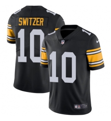 Men's Nike Pittsburgh Steelers #10 Ryan Switzer Black Alternate Vapor Untouchable Limited Player NFL Jersey