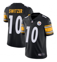 Men's Nike Pittsburgh Steelers #10 Ryan Switzer Black Team Color Vapor Untouchable Limited Player NFL Jersey