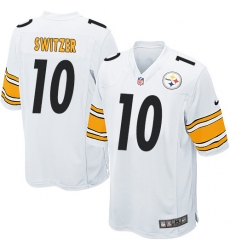 Men's Nike Pittsburgh Steelers #10 Ryan Switzer Game White NFL Jersey