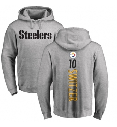 Nike Pittsburgh Steelers #10 Ryan Switzer Ash Backer Pullover Hoodie