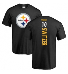Nike Pittsburgh Steelers #10 Ryan Switzer Black Backer T-Shirt