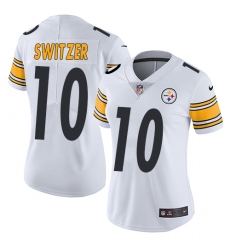 Women Nike Pittsburgh Steelers #10 Ryan Switzer White Vapor Untouchable Limited Player NFL Jersey