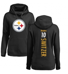 Women's Nike Pittsburgh Steelers #10 Ryan Switzer Black Backer Pullover Hoodie