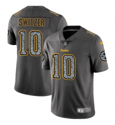 Youth Nike Pittsburgh Steelers #10 Ryan Switzer Gray Static Vapor Untouchable Limited NFL Jersey