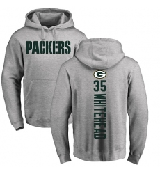 NFL Nike Green Bay Packers #35 Jermaine Whitehead Ash Backer Hoodie