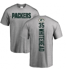 NFL Nike Green Bay Packers #35 Jermaine Whitehead Ash Backer T-Shirt