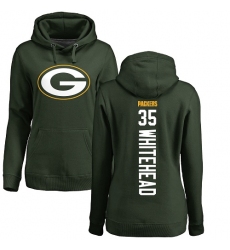 NFL Women's Nike Green Bay Packers #35 Jermaine Whitehead Green Backer Hoodie