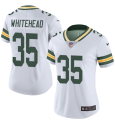 Women's Nike Green Bay Packers #35 Jermaine Whitehead White Vapor Untouchable Limited Player NFL Jersey