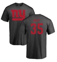 NFL Nike New York Giants #35 Curtis Riley Ash One Color T-Shirt