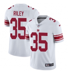 Youth Nike New York Giants #35 Curtis Riley White Vapor Untouchable Limited Player NFL Jersey