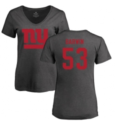 NFL Women's Nike New York Giants #53 Connor Barwin Ash One Color T-Shirt