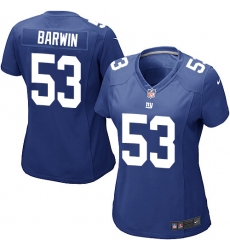 Women's Nike New York Giants #53 Connor Barwin Game Royal Blue Team Color NFL Jersey