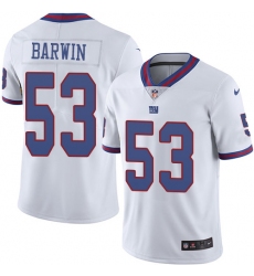 Youth Nike New York Giants #53 Connor Barwin Limited White Rush Vapor Untouchable NFL Jersey