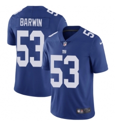 Youth Nike New York Giants #53 Connor Barwin Royal Blue Team Color Vapor Untouchable Limited Player NFL Jersey