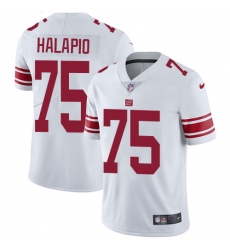 Youth Nike New York Giants #75 Jon Halapio White Vapor Untouchable Limited Player NFL Jersey