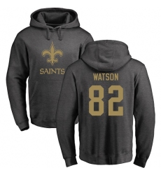 NFL Nike New Orleans Saints #82 Benjamin Watson Ash One Color Pullover Hoodie