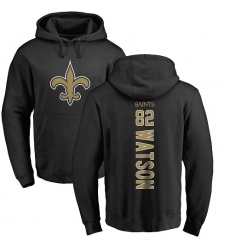 NFL Nike New Orleans Saints #82 Benjamin Watson Black Backer Pullover Hoodie