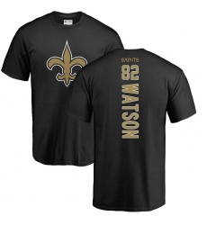 NFL Nike New Orleans Saints #82 Benjamin Watson Black Backer T-Shirt