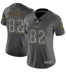 Women's Nike New Orleans Saints #82 Benjamin Watson Gray Static Vapor Untouchable Limited NFL Jersey