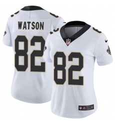 Women's Nike New Orleans Saints #82 Benjamin Watson White Vapor Untouchable Limited Player NFL Jersey