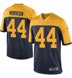 Men's Nike Green Bay Packers #44 Antonio Morrison Game Navy Blue Alternate NFL Jersey