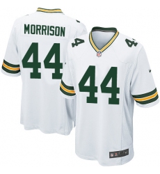 Men's Nike Green Bay Packers #44 Antonio Morrison Game White NFL Jersey
