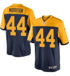 Men's Nike Green Bay Packers #44 Antonio Morrison Limited Navy Blue Alternate NFL Jersey