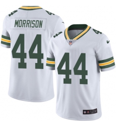 Men's Nike Green Bay Packers #44 Antonio Morrison White Vapor Untouchable Limited Player NFL Jersey