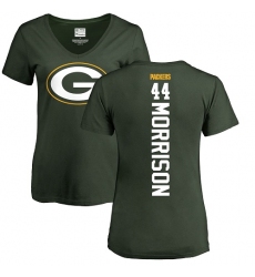 NFL Women's Nike Green Bay Packers #44 Antonio Morrison Green Backer T-Shirt