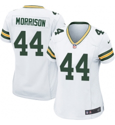 Women's Nike Green Bay Packers #44 Antonio Morrison Game White NFL Jersey