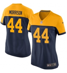 Women's Nike Green Bay Packers #44 Antonio Morrison Limited Navy Blue Alternate NFL Jersey