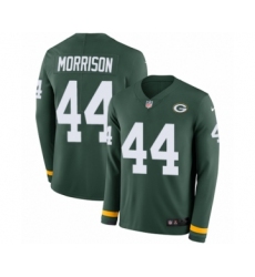 Youth Nike Green Bay Packers #44 Antonio Morrison Limited Green Therma Long Sleeve NFL Jersey