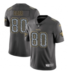 Youth Nike New Orleans Saints #80 Austin Carr Gray Static Vapor Untouchable Limited NFL Jersey