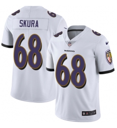 Youth Nike Baltimore Ravens #68 Matt Skura White Vapor Untouchable Limited Player NFL Jersey