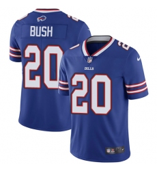 Men's Nike Buffalo Bills #20 Rafael Bush Royal Blue Team Color Vapor Untouchable Limited Player NFL Jersey
