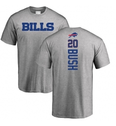 NFL Nike Buffalo Bills #20 Rafael Bush Ash Backer T-Shirt